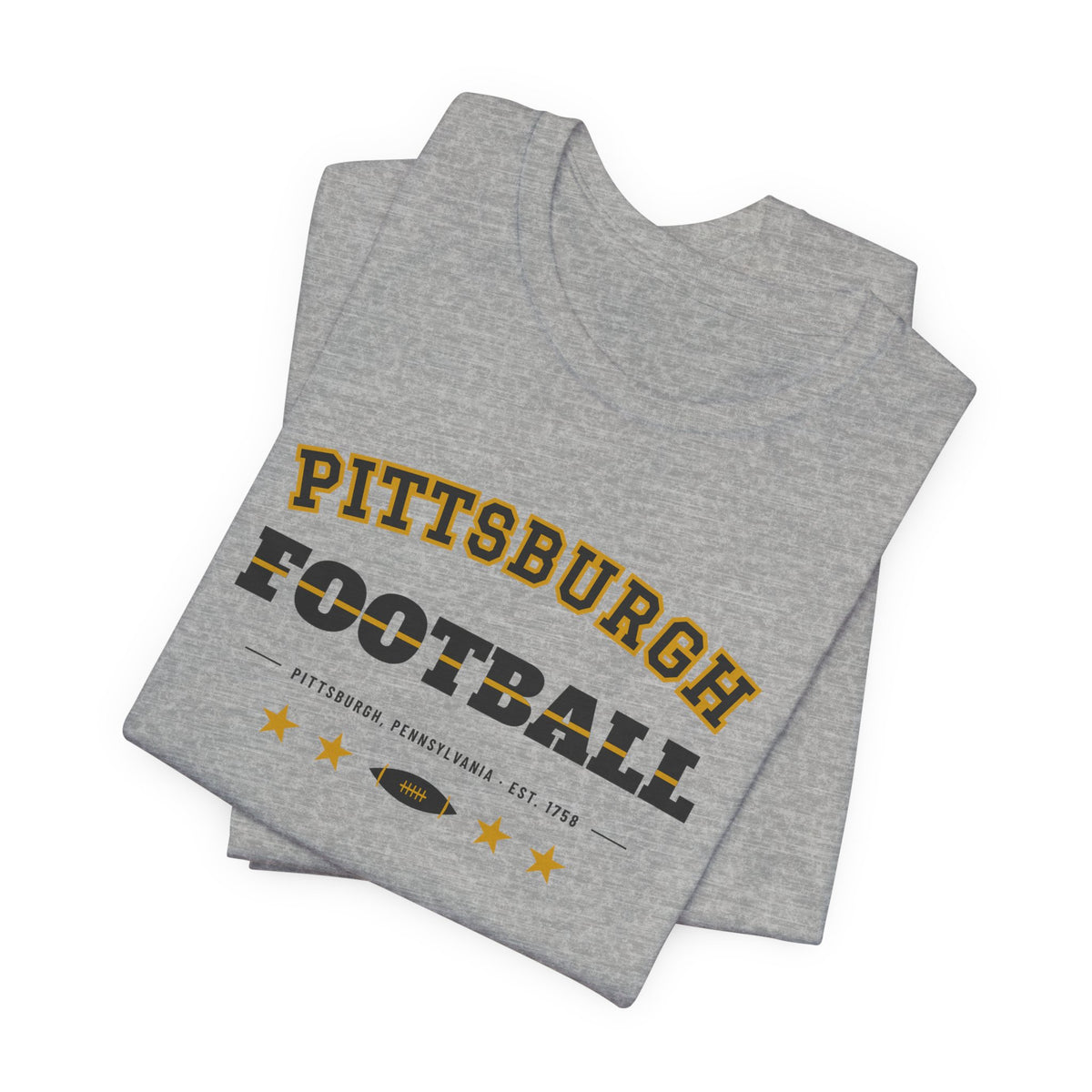 Retro Varsity Tee — Pittsburgh Football Edition