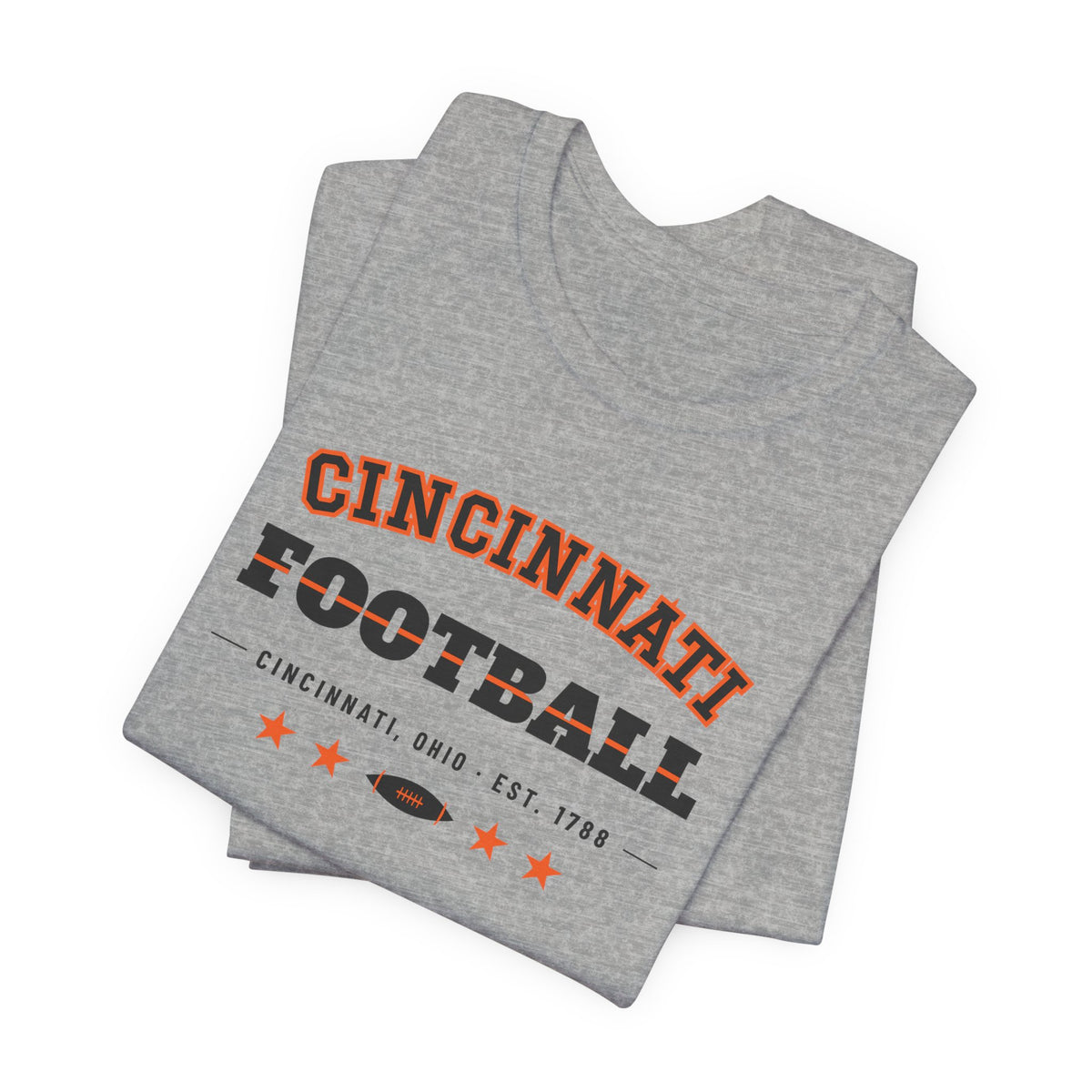 Retro Varsity Tee — Cincinnati Football Edition