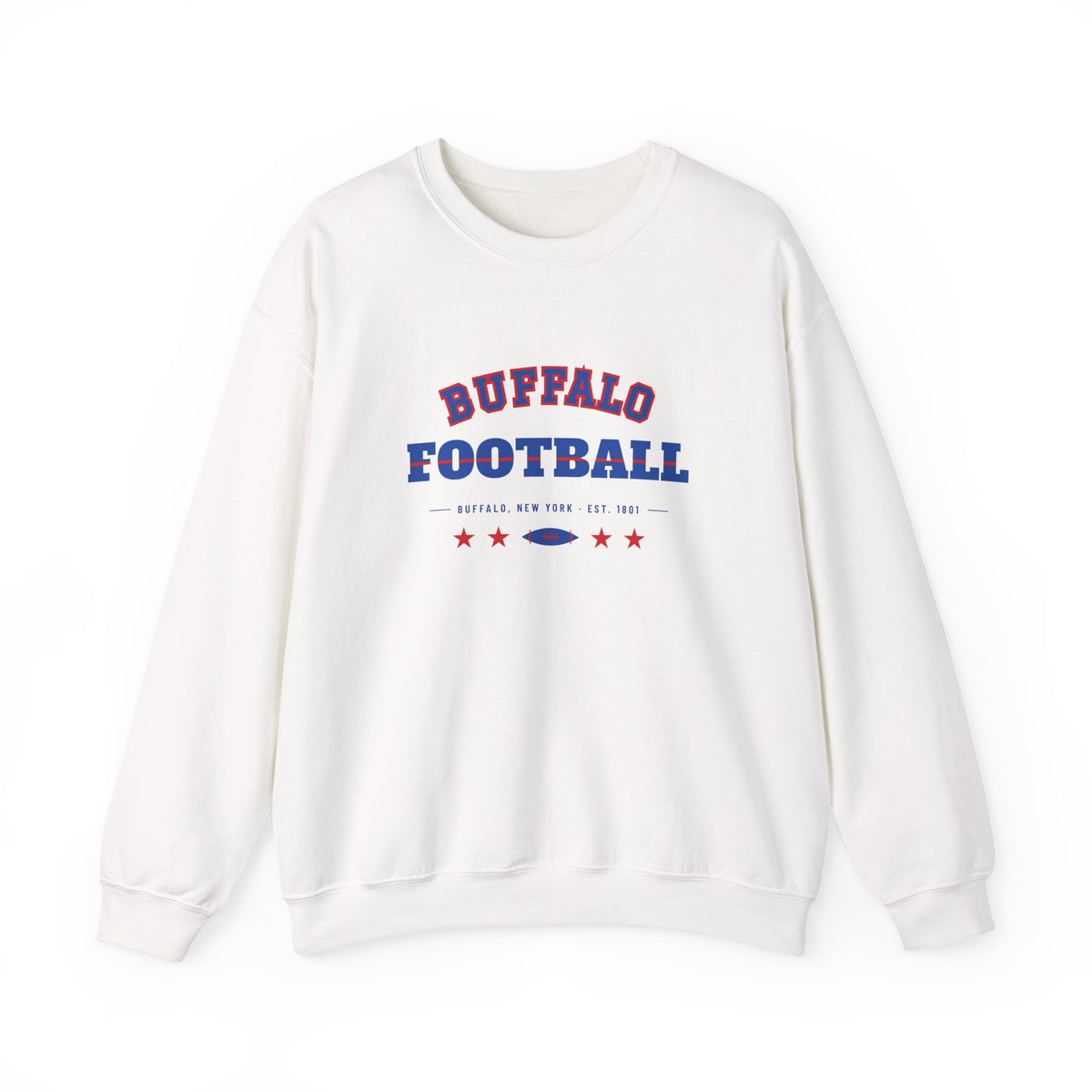 Retro Varsity Sweatshirt — Buffalo Football Edition