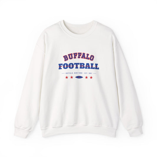 Retro Varsity Sweatshirt — Buffalo Football Edition