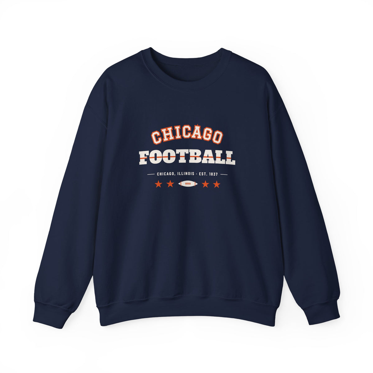 Retro Varsity Sweatshirt — Chicago Football Edition