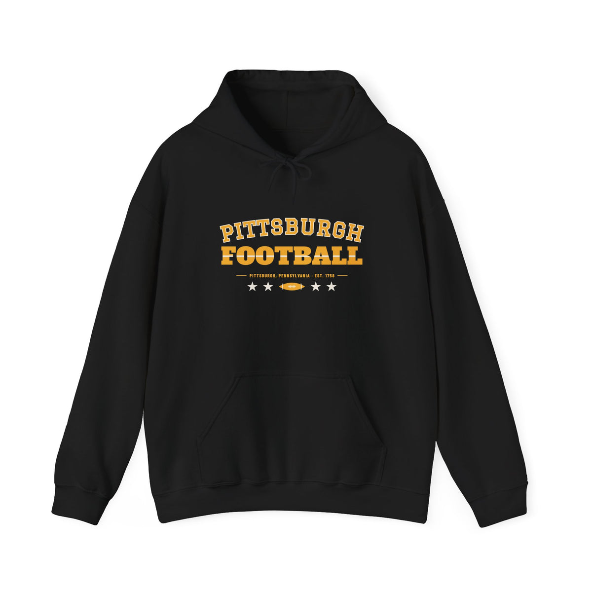 Retro Varsity Hoodie — Pittsburgh Football Edition
