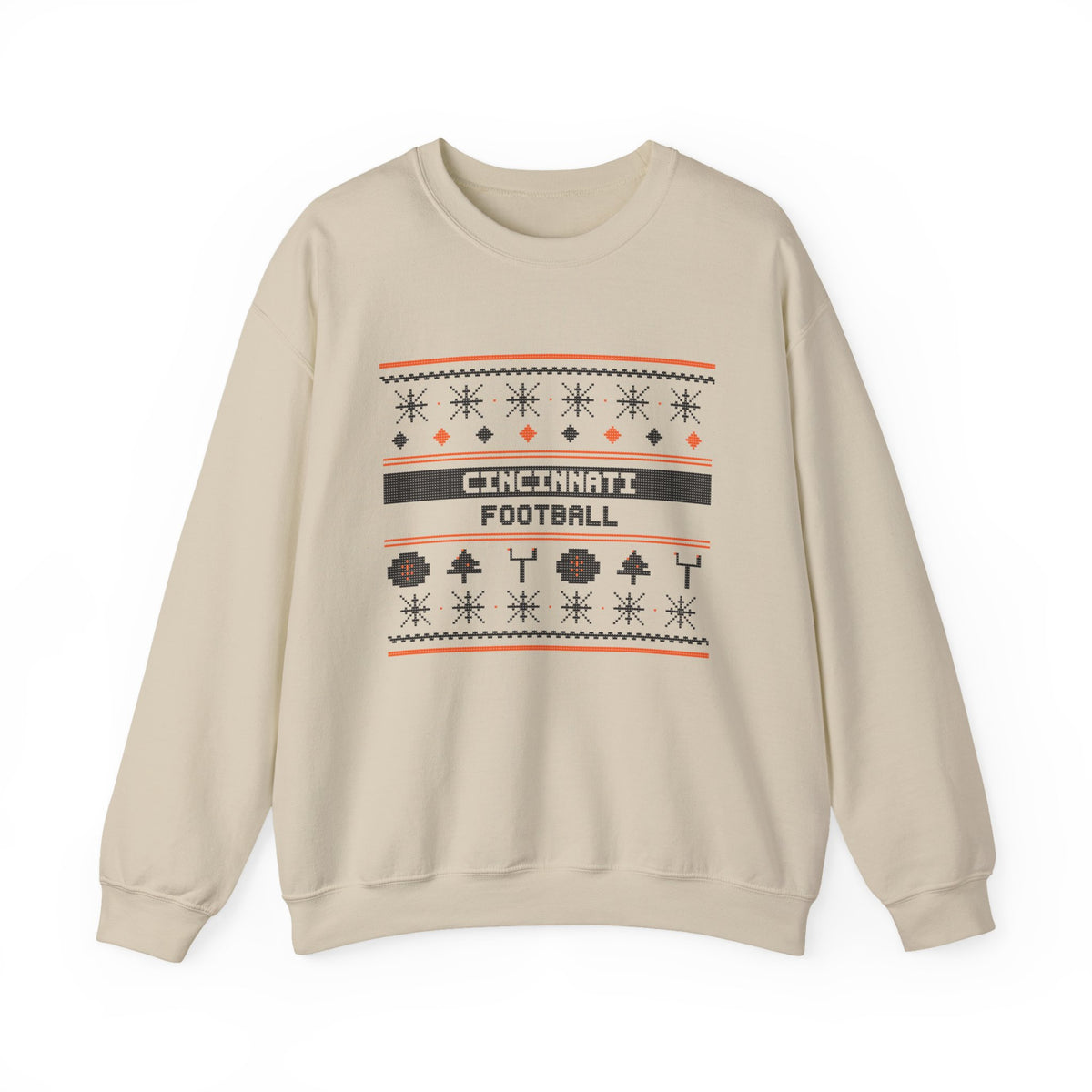 Ugly Sweater Sweatshirt — Cincinnati Football Edition