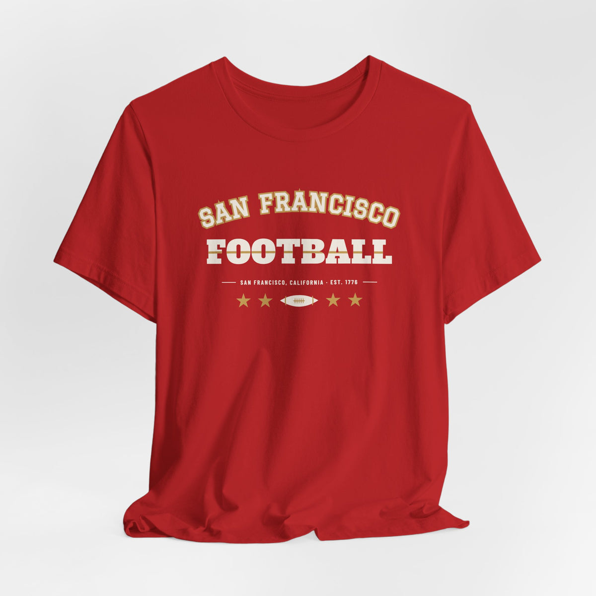 Retro Varsity Tee — San Francisco Football Edition