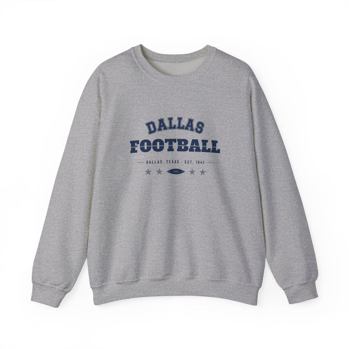 Retro Varsity Sweatshirt — Dallas Football Edition
