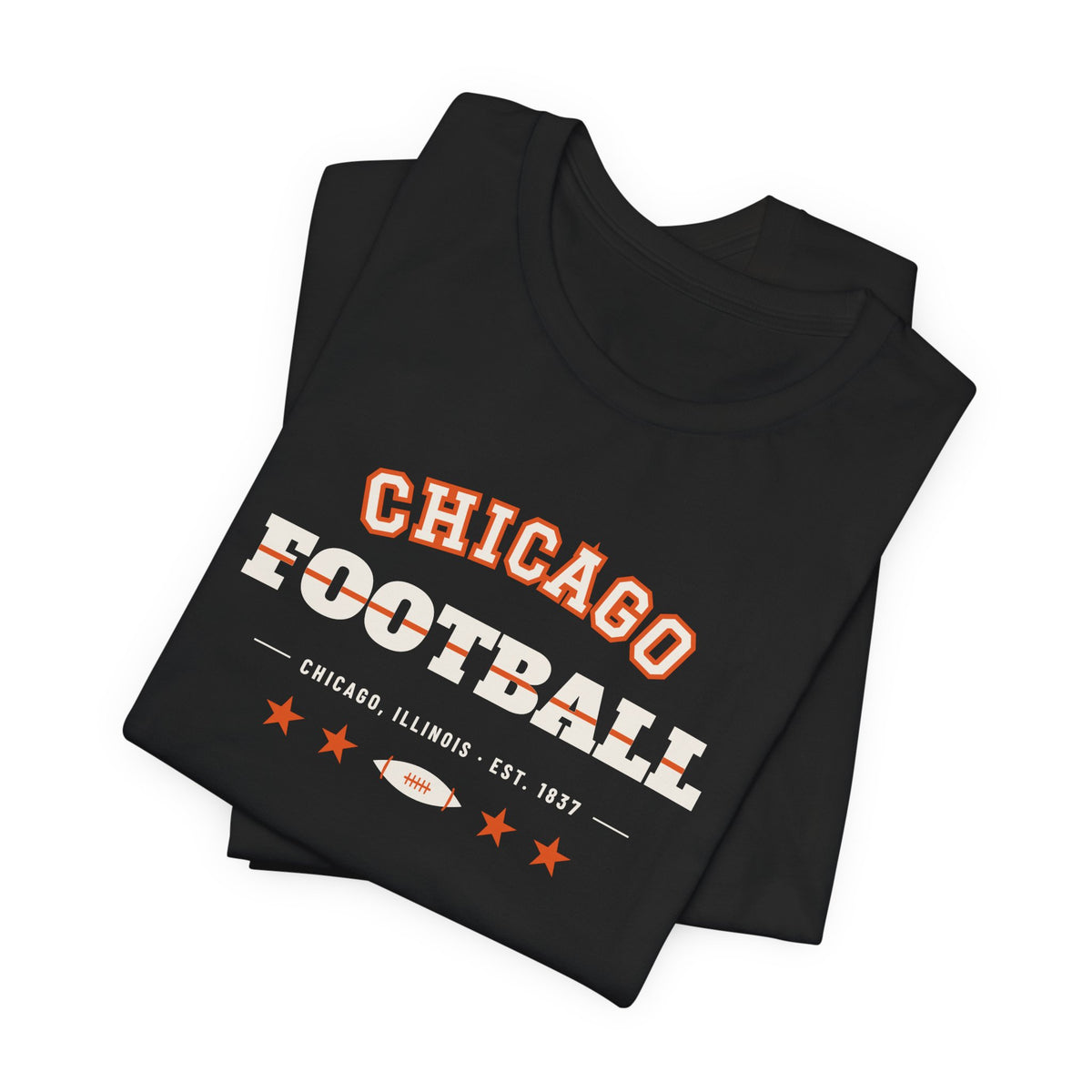 Retro Varsity Tee — Chicago Football Edition