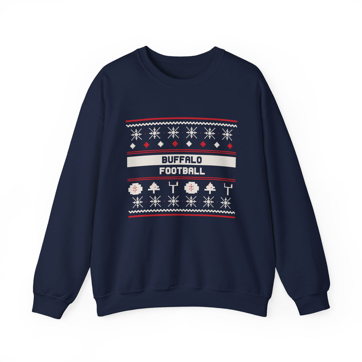 Ugly Sweater Sweatshirt — Buffalo Football Edition