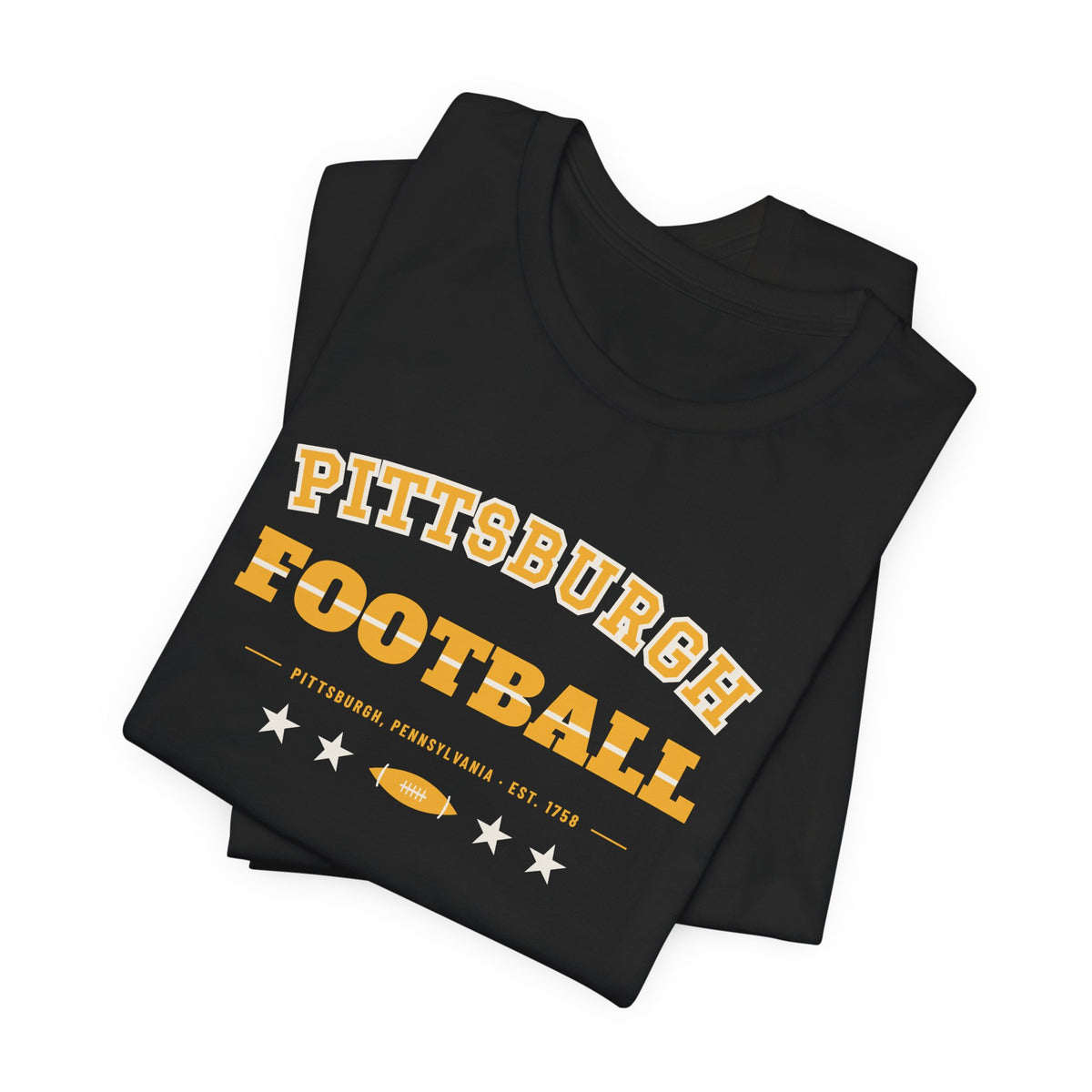 Retro Varsity Tee — Pittsburgh Football Edition