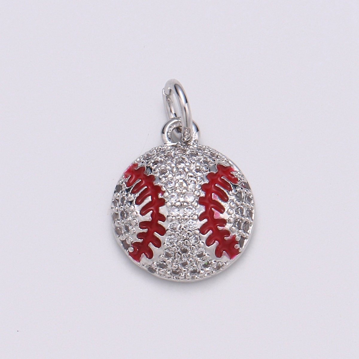 Baseball Gold Filled Charm Sports Ball Pendant for Necklace Bracelet Earring - D-00725