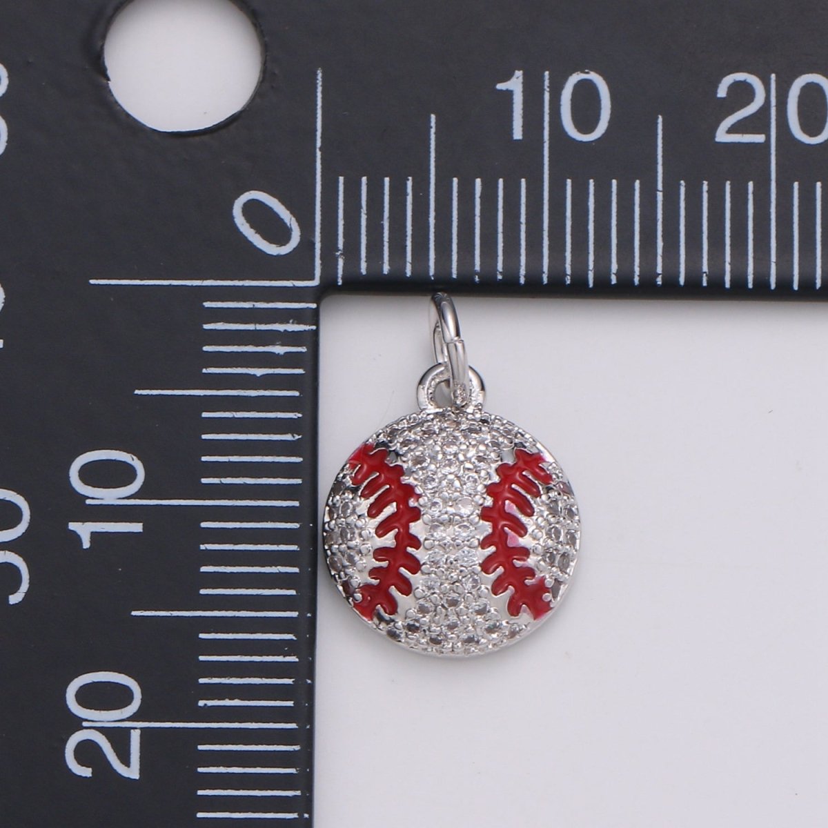 Baseball Gold Filled Charm Sports Ball Pendant for Necklace Bracelet Earring - D-00725