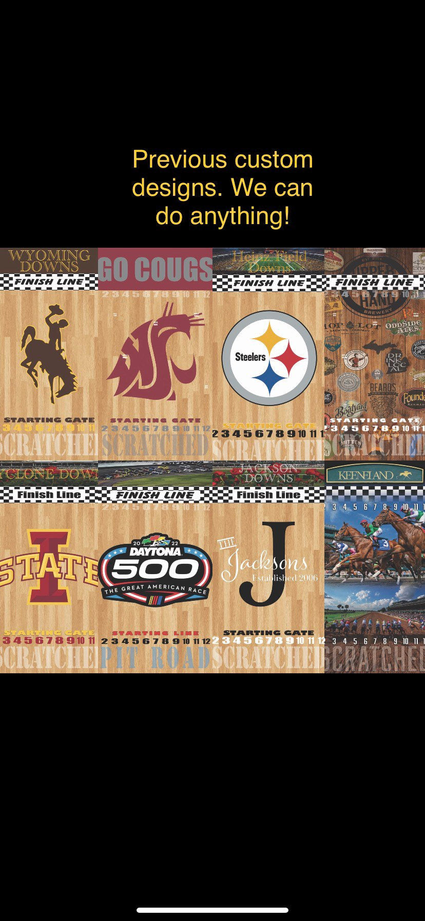 Sports Theme Horse Race Board Game