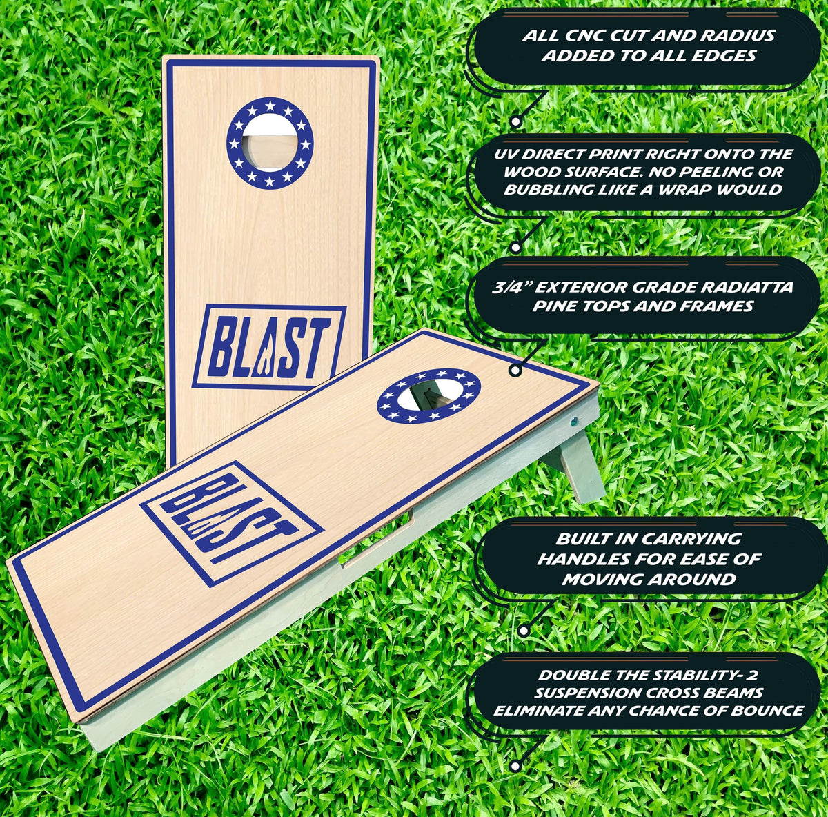 Detroit Football Team Players Pro Cornhole Boards